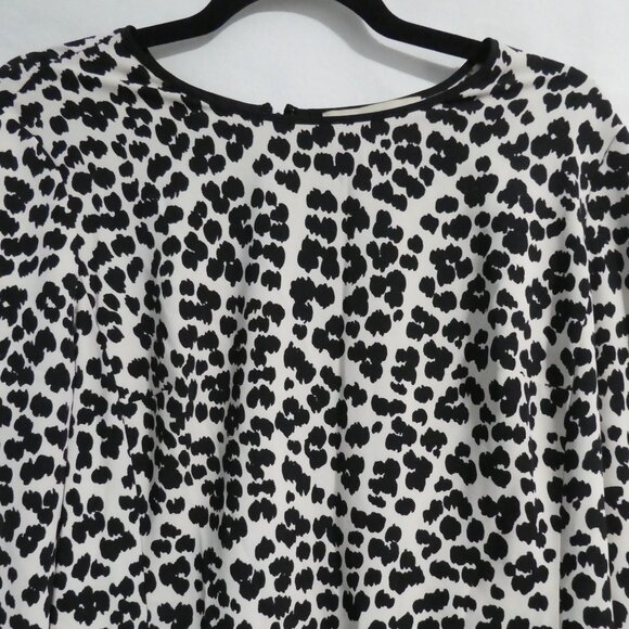 LOFT | size 10 | Leopard Print | Long Sleeve Dress - Picture 4 of 16